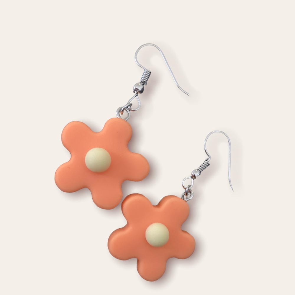 flower earrings🍊